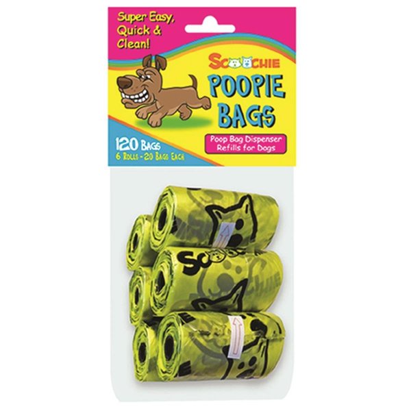 Schoochie Pet Poop Dog Waste Poop Bags 6PK 401